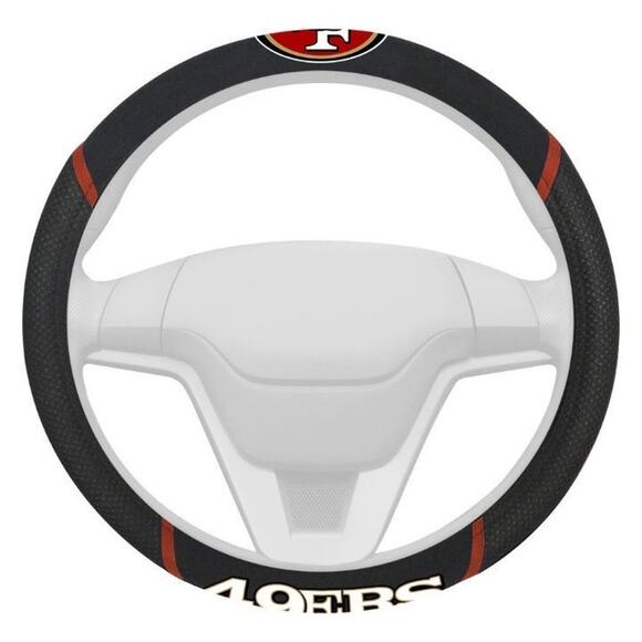 NFL San Francisco 49ers Steering Wheel Cover by Fanmats - Picture 1 of 1